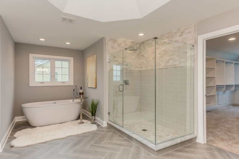 Bathroom with Walk-In Shower and Niche Storage